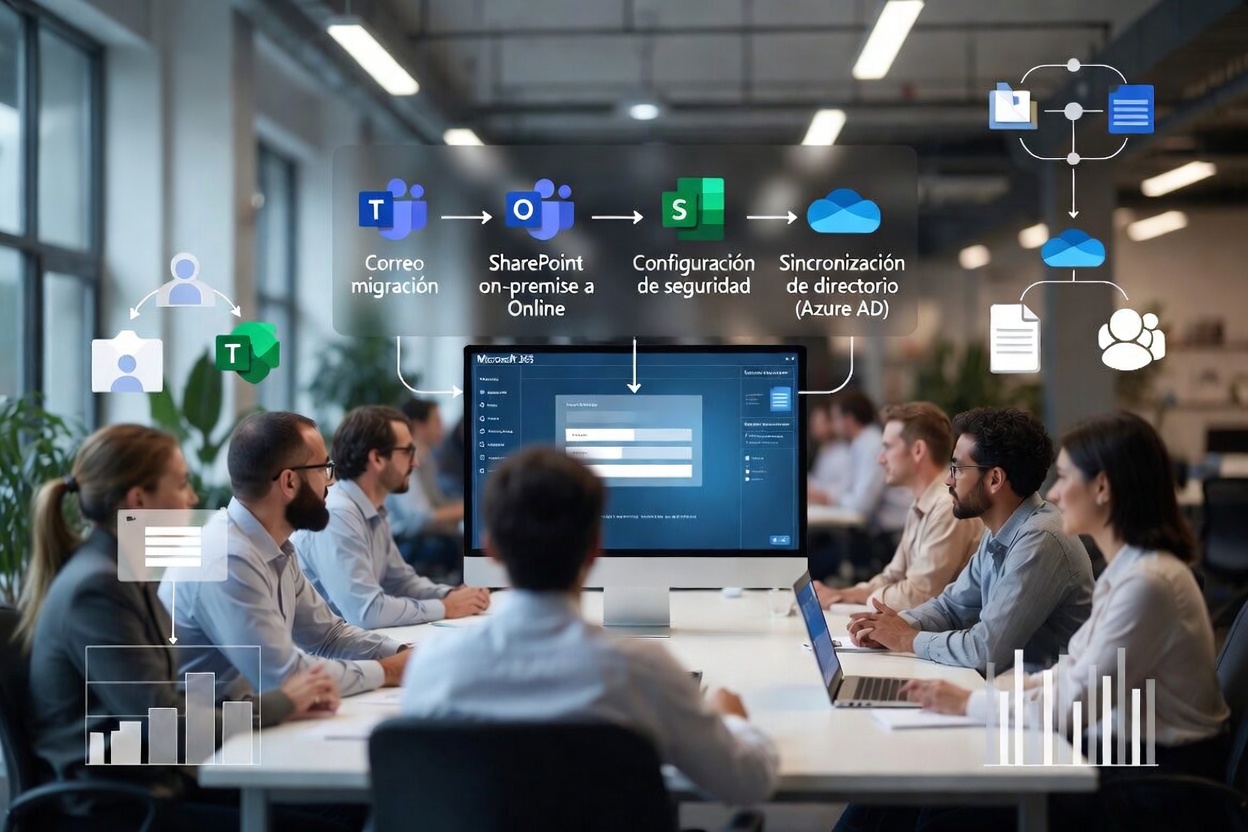 Colaboración y productividad empresarial con Microsoft 365